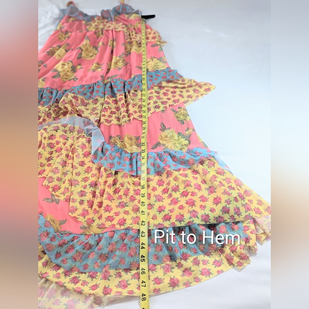 š Betsy Johnson X Torrid Mesh Ruffle Maxi (Torrid 00) - Picture 7 of 14